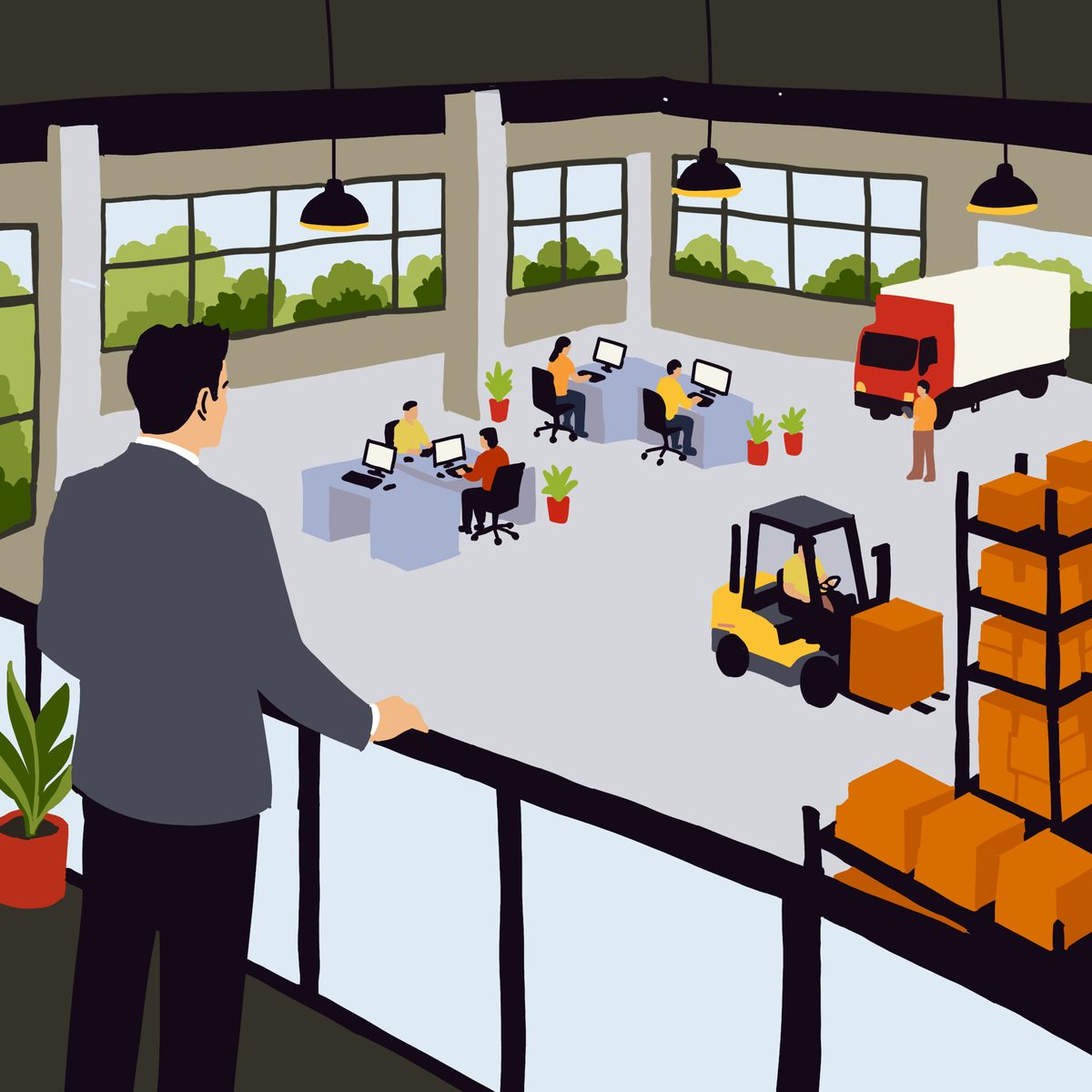 Smart Solutions Illustration